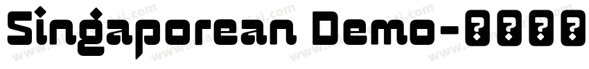 Singaporean Demo字体转换